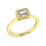 Estella Emerald Cut Solitaire Engagement Ring