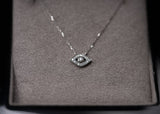 Diamond Evil Eye Necklace