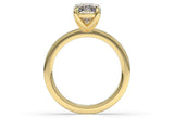 Evila Elongated Cushion Diamond Engagement Ring - Artelia Jewellery