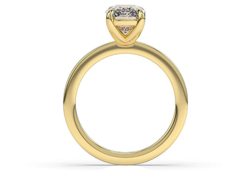Evila Elongated Cushion Diamond Engagement Ring - Artelia Jewellery