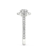 Samantha Round Halo Lab Grown Diamond Ring - Artelia Jewellery