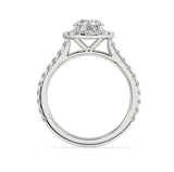 Samantha Round Halo Lab Grown Diamond Ring - Artelia Jewellery
