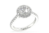 Samantha Round Halo Lab Grown Diamond Ring - Artelia Jewellery