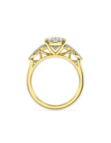 Veronica Oval and Marquise Trilogy Engagement Ring