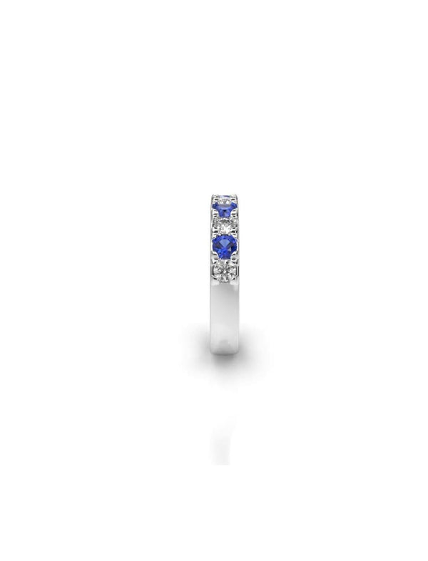 Emily Sapphire and Diamond Wedding Ring - Artelia Jewellery