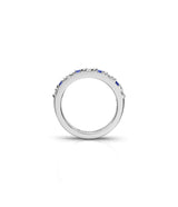 Emily Sapphire and Diamond Wedding Ring
