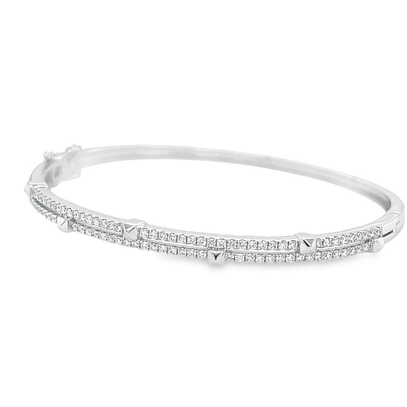 Malmaison Diamond Bangle - Artelia Jewellery