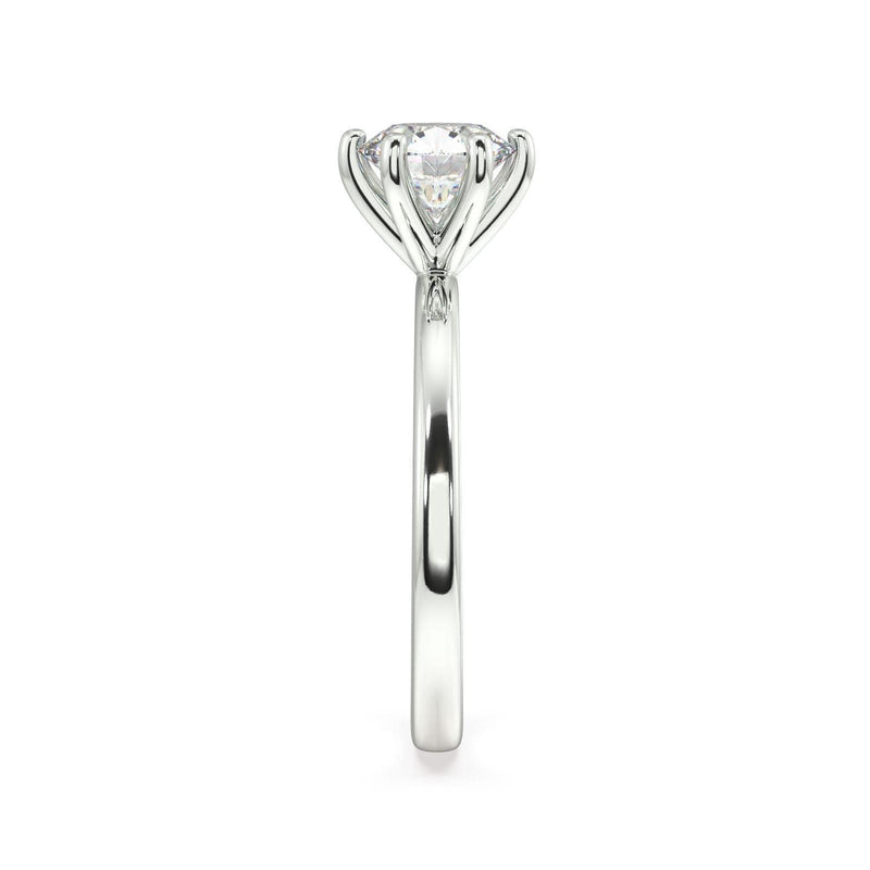 Lamor Round Diamond Solitaire Engagement Ring - Artelia Jewellery