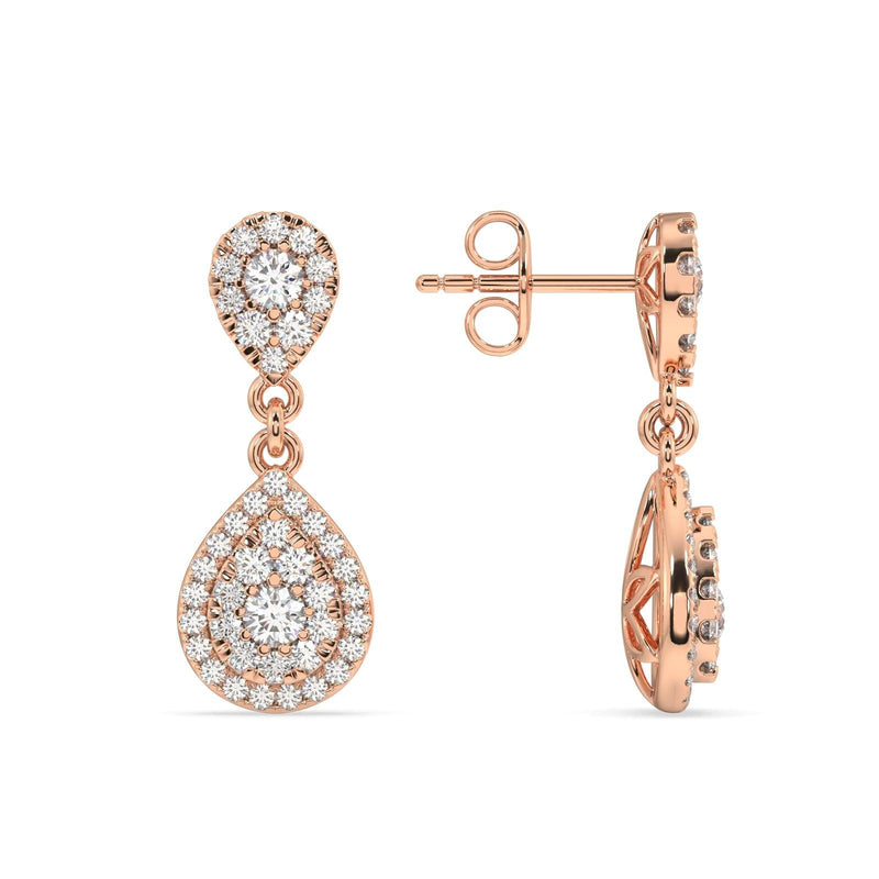Melanie Diamond Earrings - Artelia Jewellery