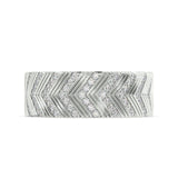 The Virelle Diamond Herringbone Ring