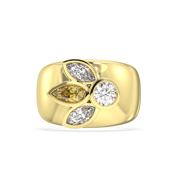 Bee Ring 18K Yellow Gold