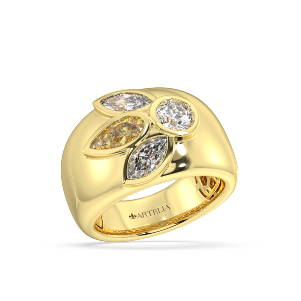 Bee Ring 18K Yellow Gold