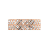 The Vitelli Herringbone Ring