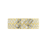 The Vitelli Herringbone Ring