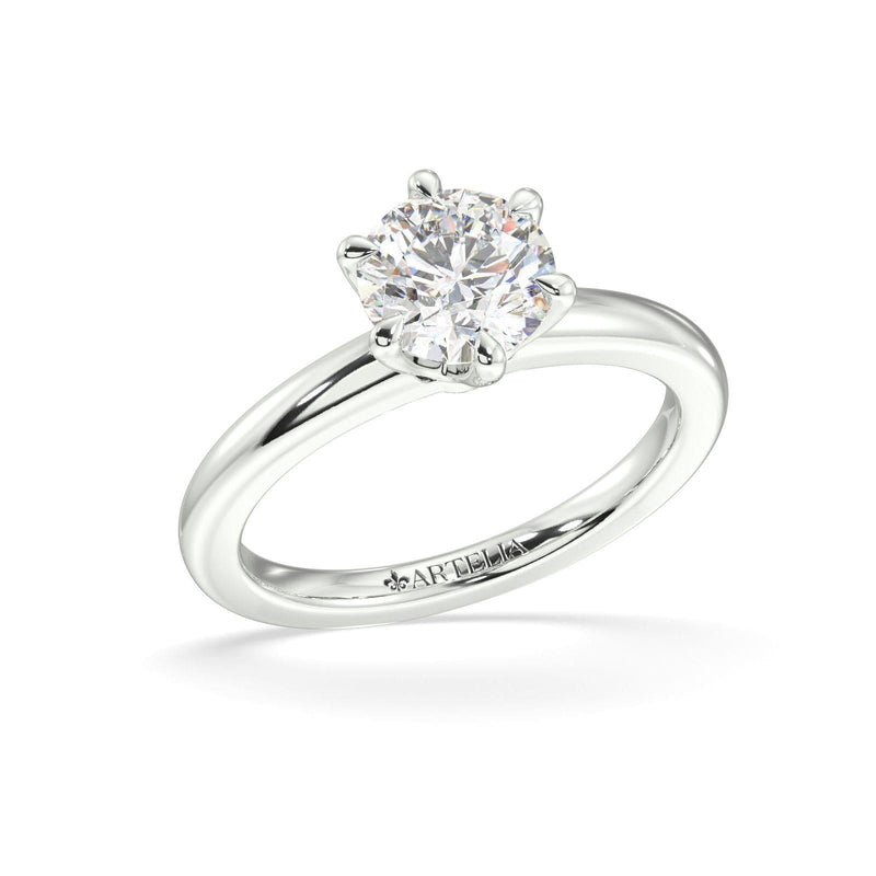 Rosanna Round Diamond Solitaire Engagement Ring