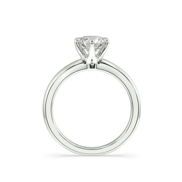 Rosanna Round Diamond Solitaire Engagement Ring - Artelia Jewellery
