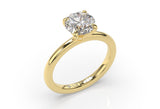 ROUND Brilliant LAB Grown DIAMOND SOLITAIRE  Engagement RING WITH 4 CLAWS