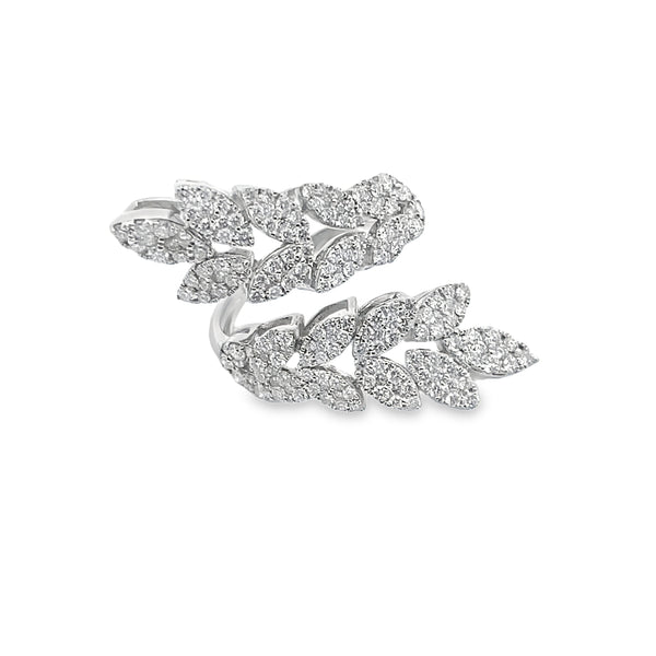 Artelia Olive Leaf Diamond Ring