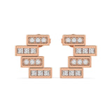 Empiler Diamond Earrings - Artelia Jewellery