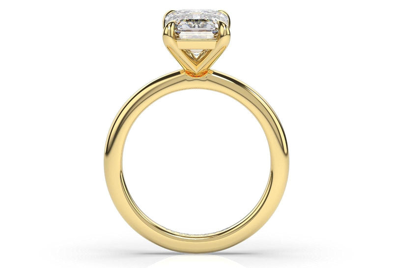 Miroir Emerald Cut Diamond Solitaire Engagement Ring