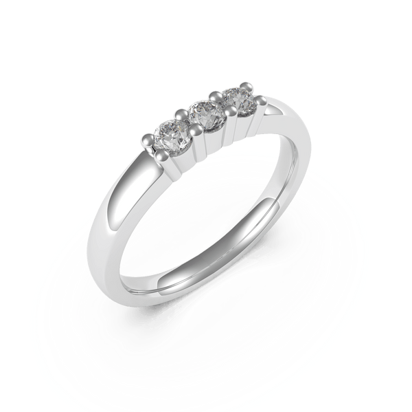 Carla Diamond Wedding Ring - Artelia Jewellery