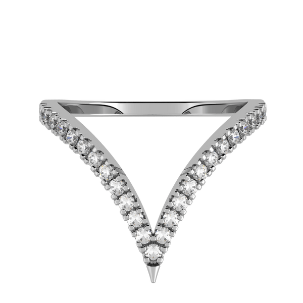Artelia V Diamond Grande Wedding Ring - Artelia Jewellery