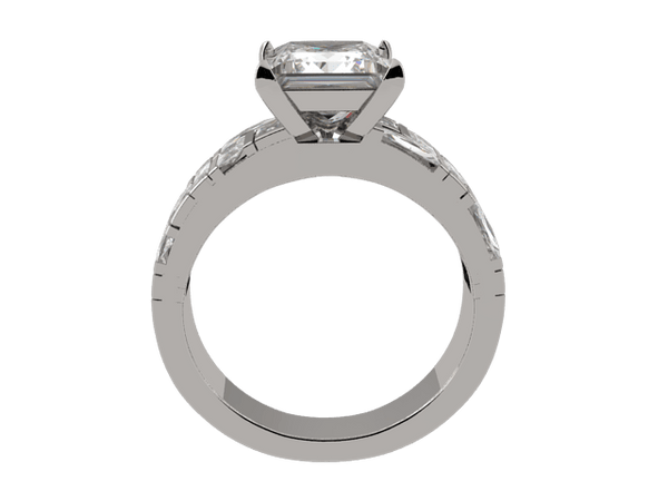 Tetra Solitaire Engagement Ring