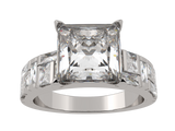 Tetra Solitaire Engagement Ring