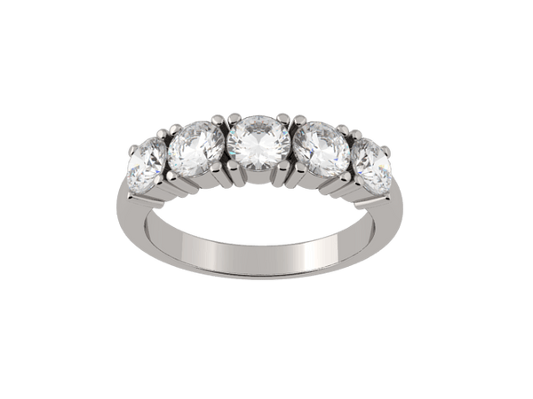 Anna Diamond Wedding Ring - Artelia Jewellery