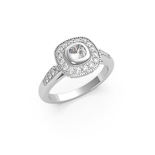 Round Diamond Halo Ring (ARTHR02)