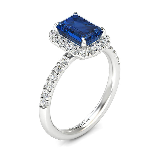 Anita Sapphire and Diamond Ring