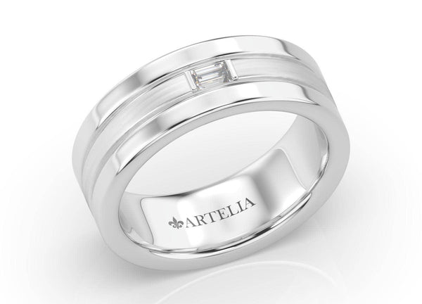 Antoine Diamond Wedding Ring - Artelia Jewellery