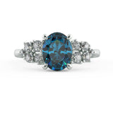 Allyra A Sapphire and Diamond Engagement Ring