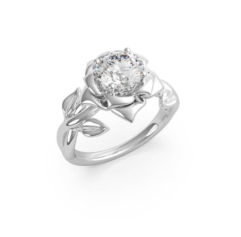 Round Diamond Solitaire Engagement Ring (ARTSR02)
