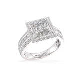 Bree Double Halo Engagement Ring - Artelia Jewellery