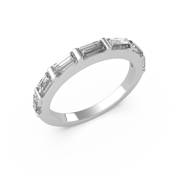 Baguette Diamond Wedding Ring (ARTLDWR123) - Artelia Jewellery