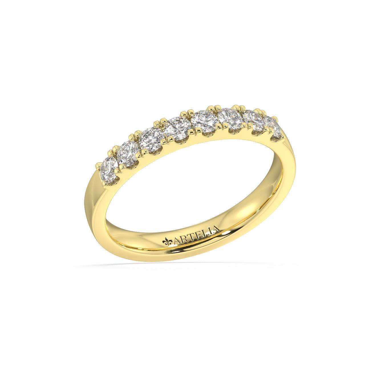 Claire Diamond Wedding Ring | Artelia