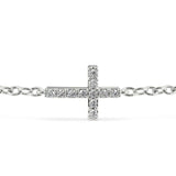 Faith Diamond Cross Bracelet