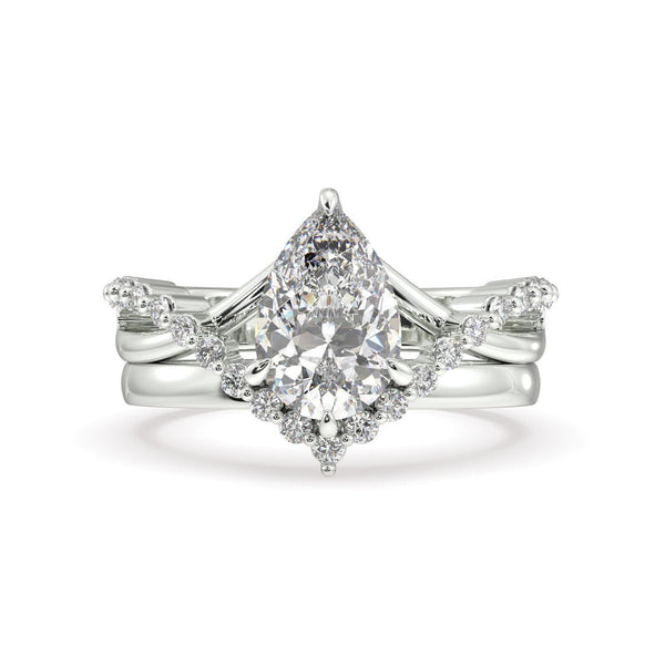 Crown Diamond Engagement Ring - Artelia Jewellery