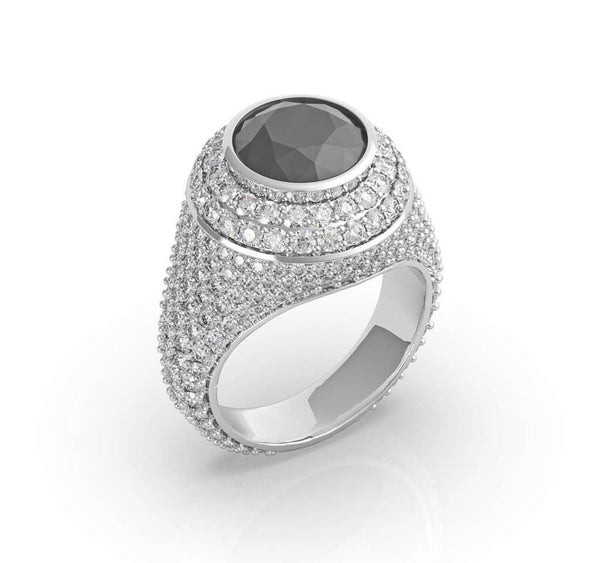Destiny Black Diamond Ring - Artelia Jewellery