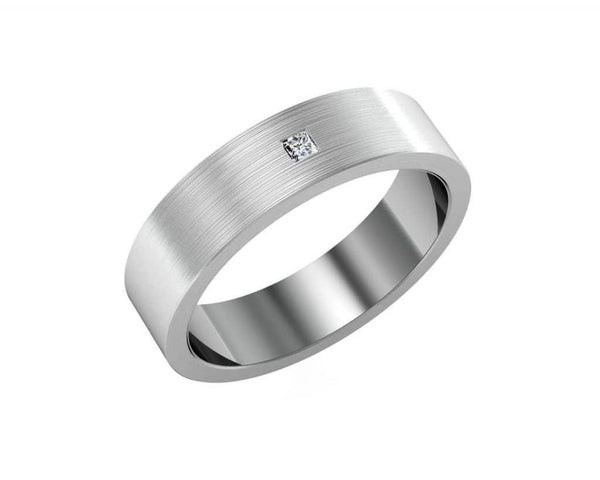Domain Diamond Wedding Ring - Artelia Jewellery