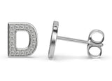 Initials Diamond Earring D