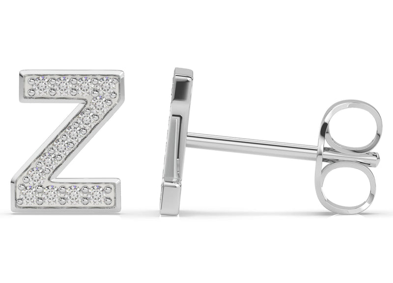 Initials Diamond Earring Z