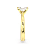 Artelia Yellow Gold Emerald Cut Solitaire Engagement Ring