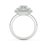 Amy Double Halo Engagement ring - Artelia Jewellery