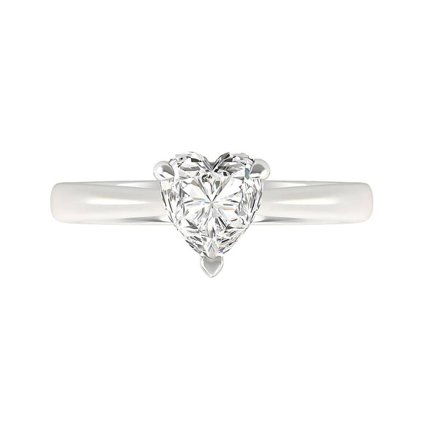Artelia Heart Diamond Solitaire Engagement Ring