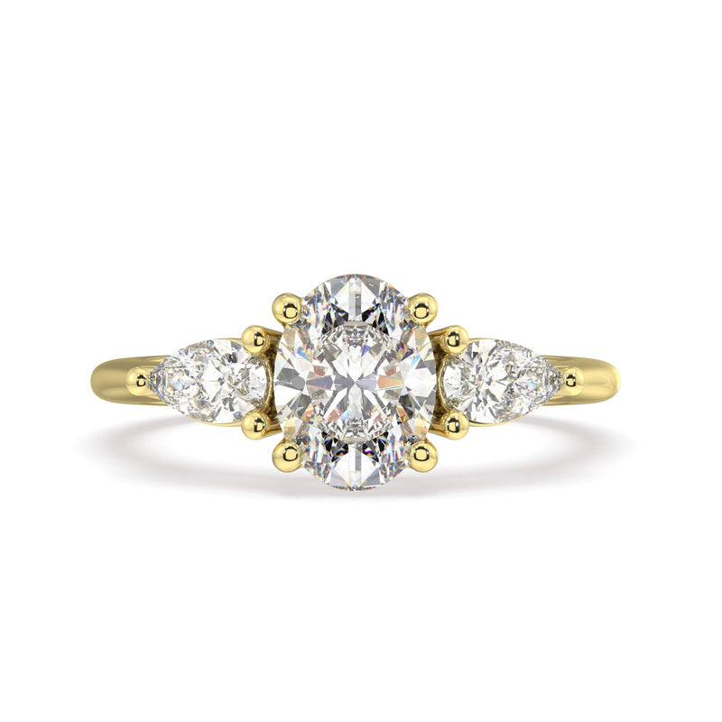 Helena Diamond Trilogy Engagement Ring