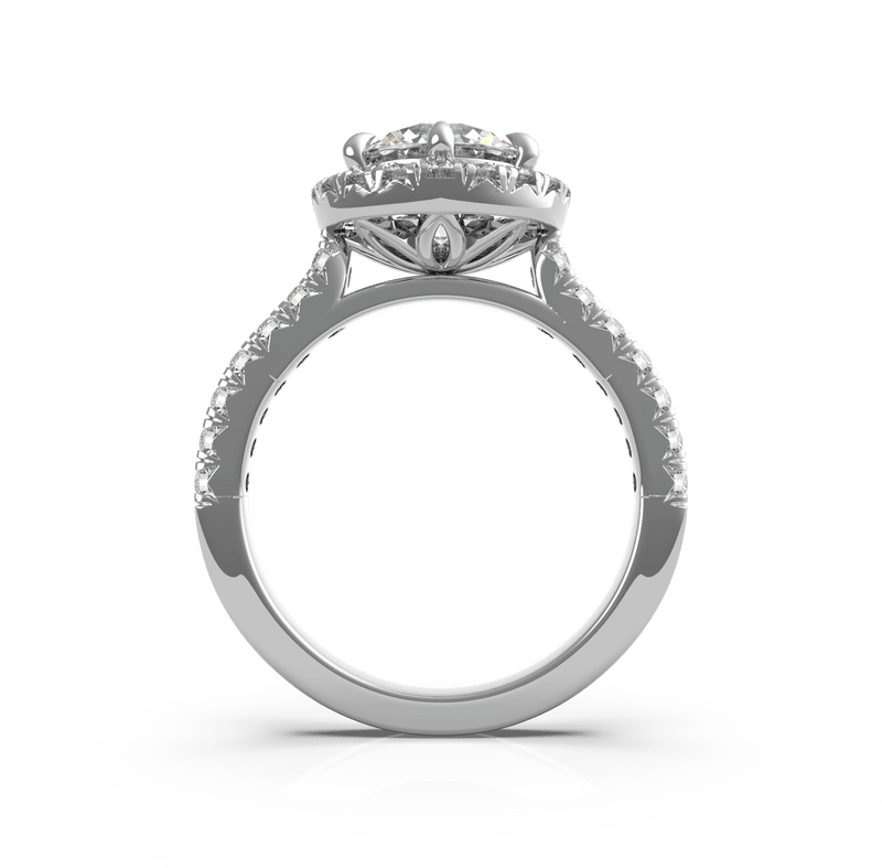 Round Diamond Halo Ring (ARTHR038)