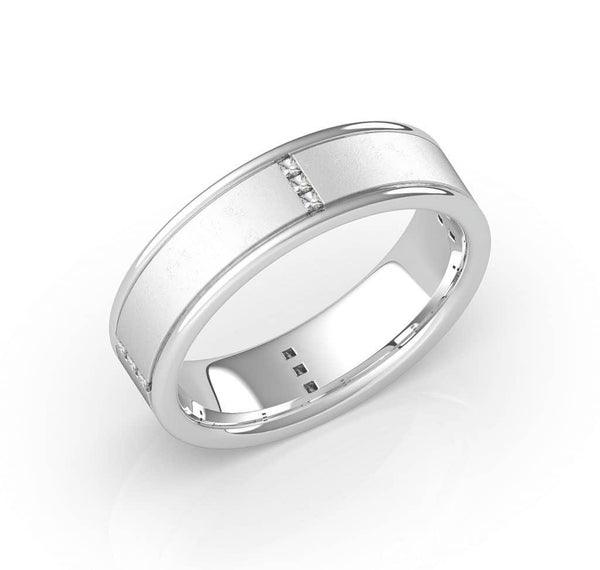 Joshua Diamond Wedding Ring - Artelia Jewellery