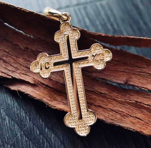 Bespoke Orthodox Gold Cross
